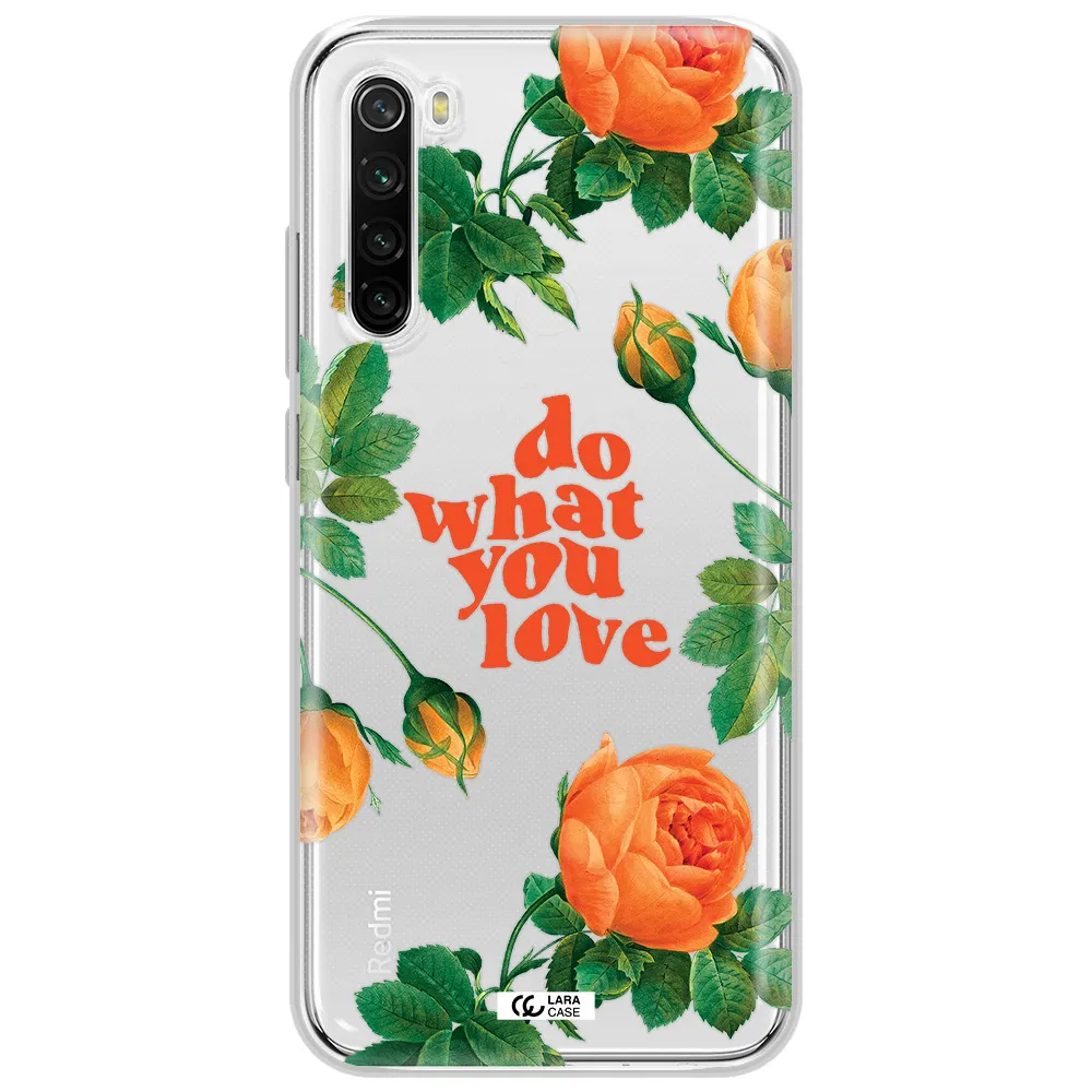 A Close Up Of Flowers Xiaomi Redmi Note 8T Clear Tpu Case