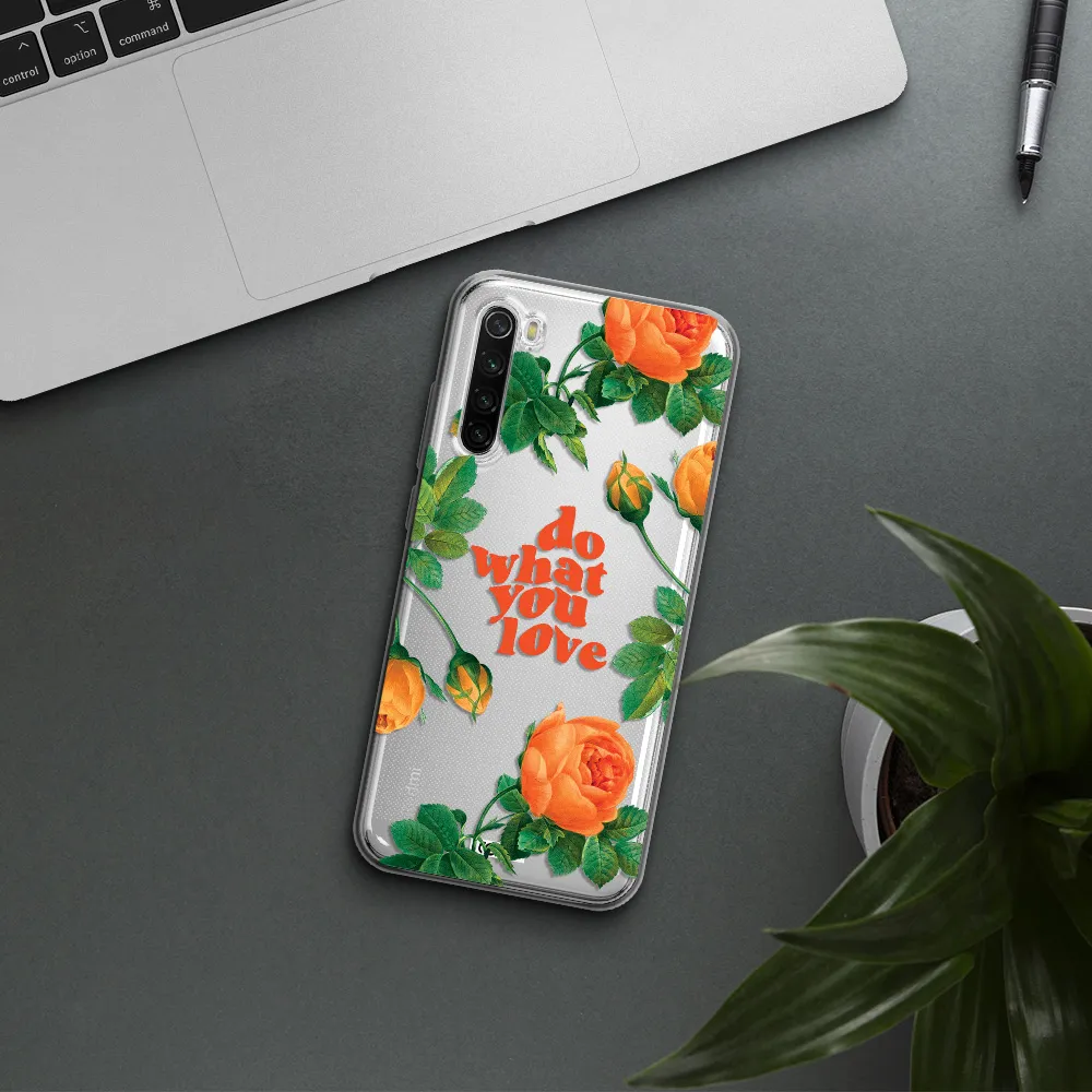 A Close Up Of Flowers Xiaomi Redmi Note 8T Clear Tpu Case
