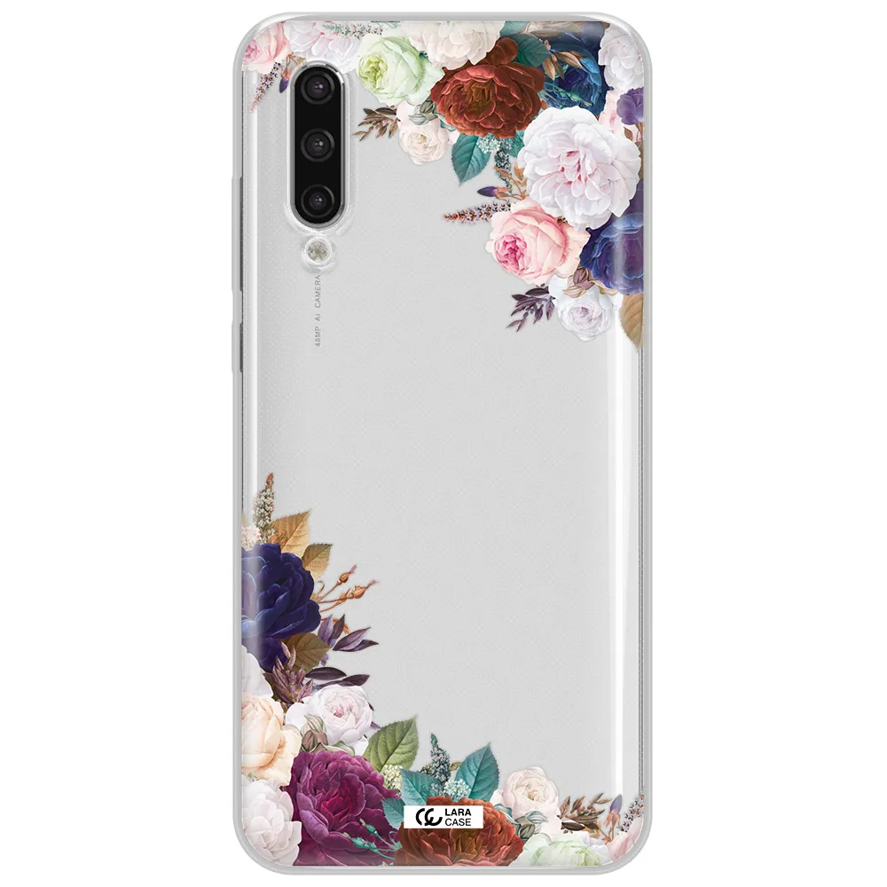 A Corner Of Flowers With Leaves Xiaomi Mi 9 Lite Clear Tpu Case