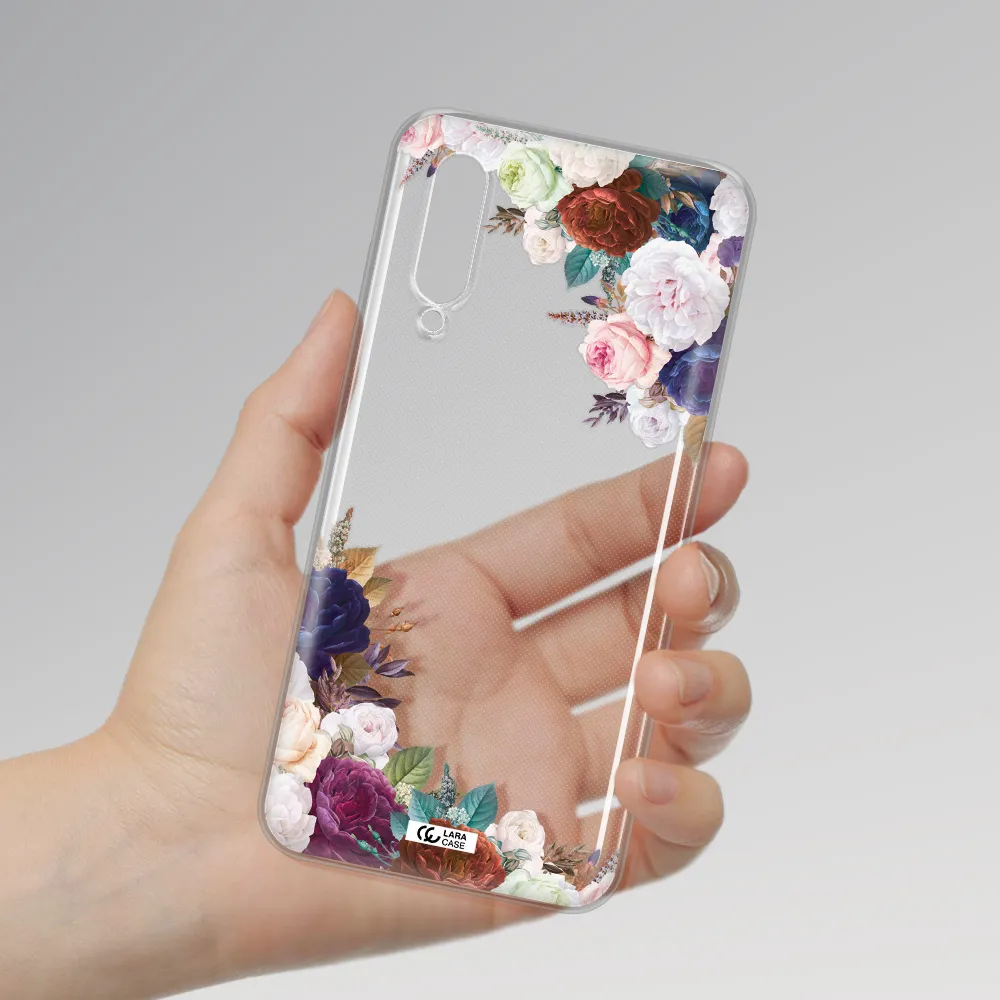 A Corner Of Flowers With Leaves Xiaomi Mi 9 Lite Clear Tpu Case