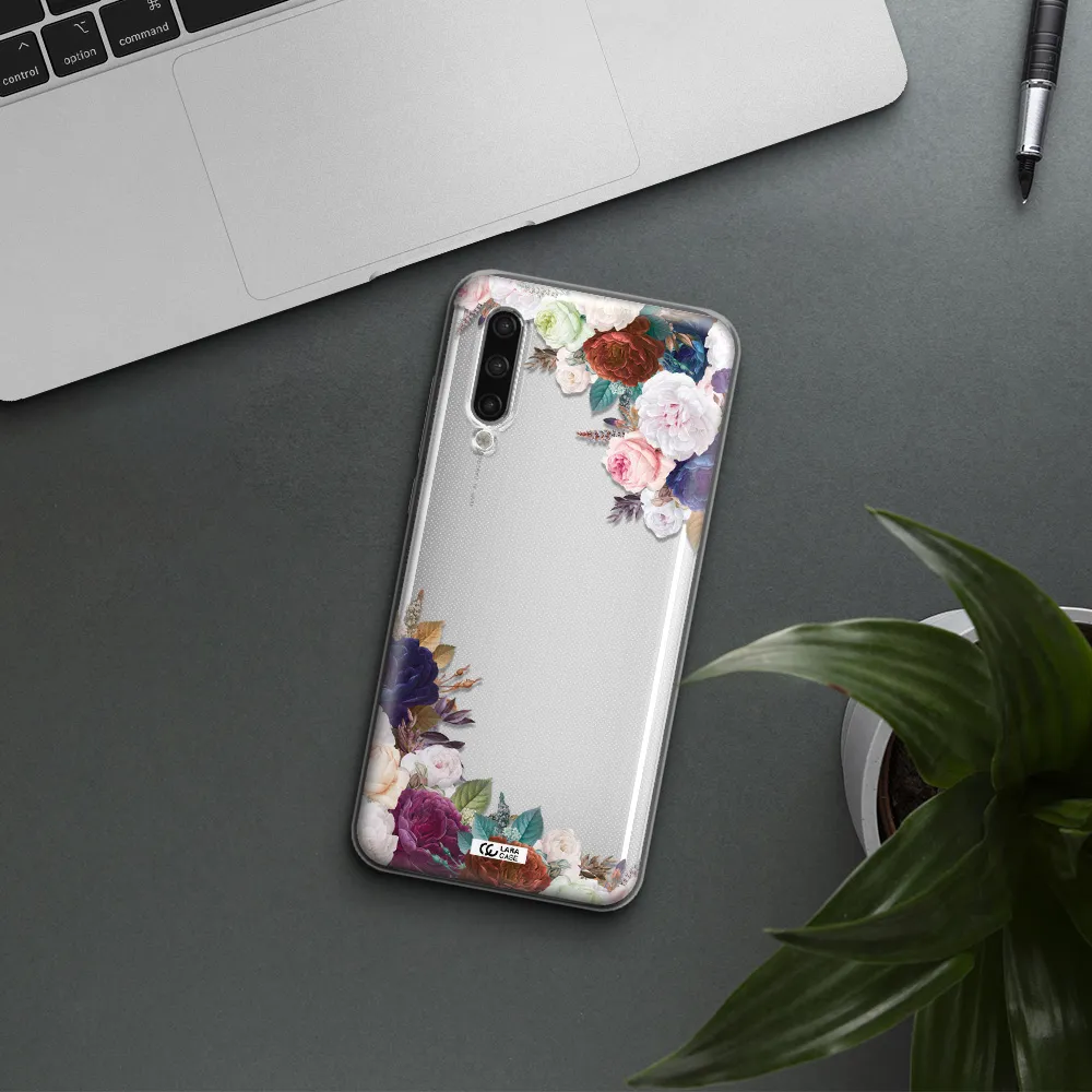 A Corner Of Flowers With Leaves Xiaomi Mi 9 Lite Clear Tpu Case