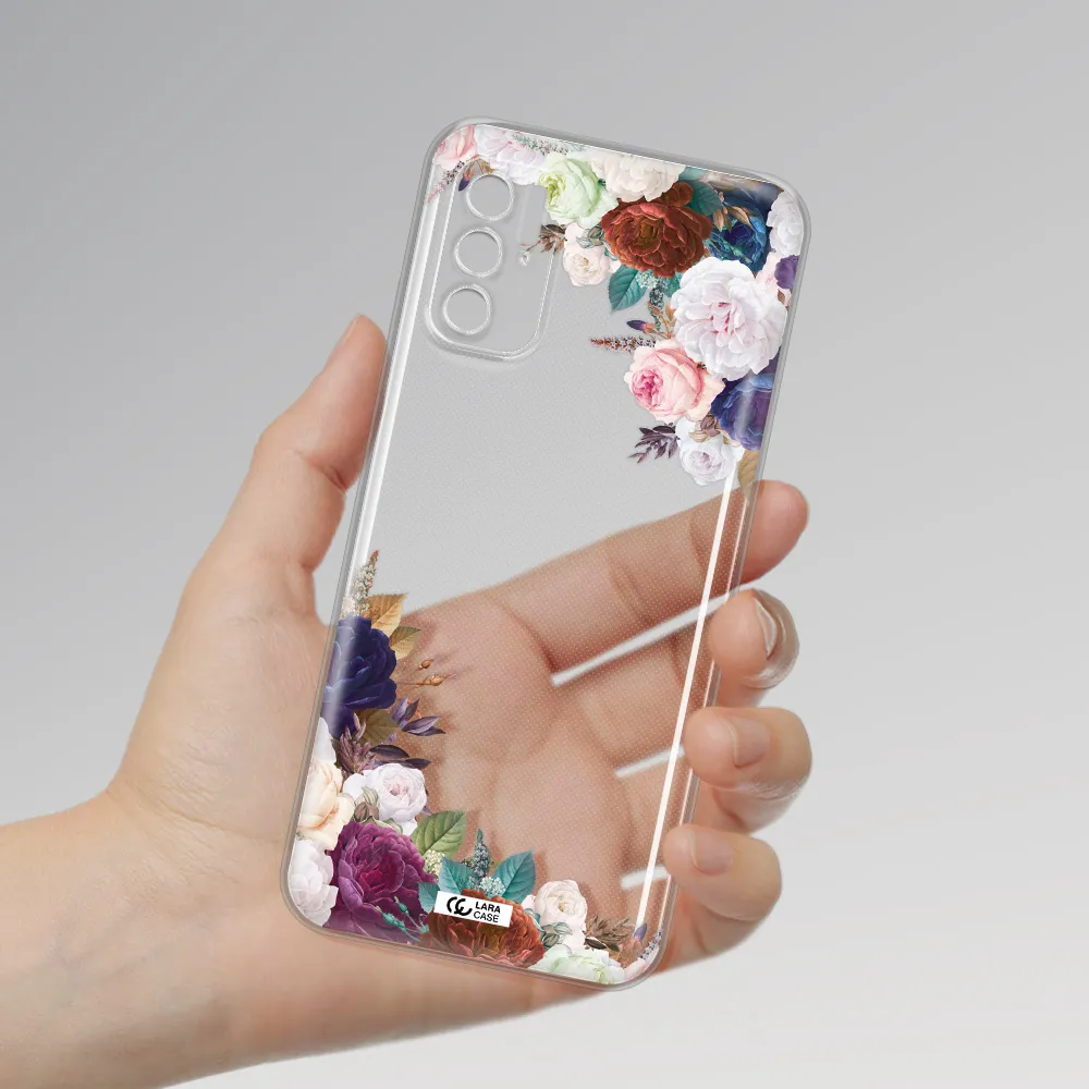 A Corner Of Flowers With Leaves Xiaomi Poco M3 Pro Clear Tpu Case