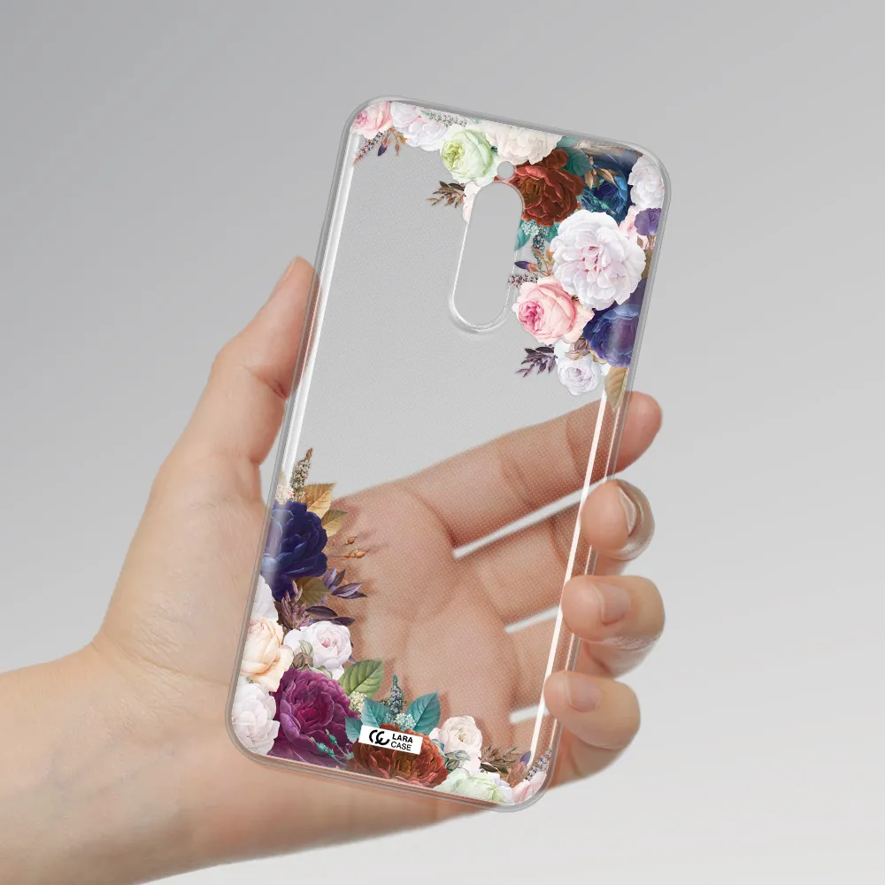A Corner Of Flowers With Leaves Xiaomi Redmi 8 Clear Tpu Case