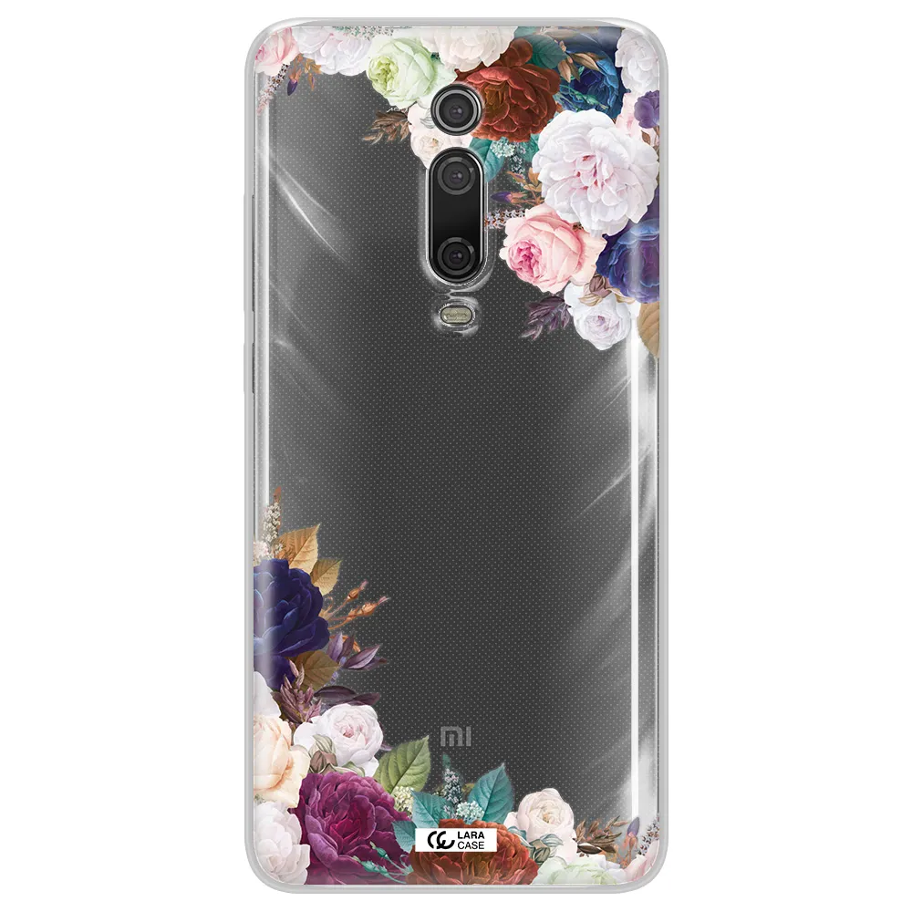 A Corner Of Flowers With Leaves Xiaomi Redmi K20 Clear Tpu Case