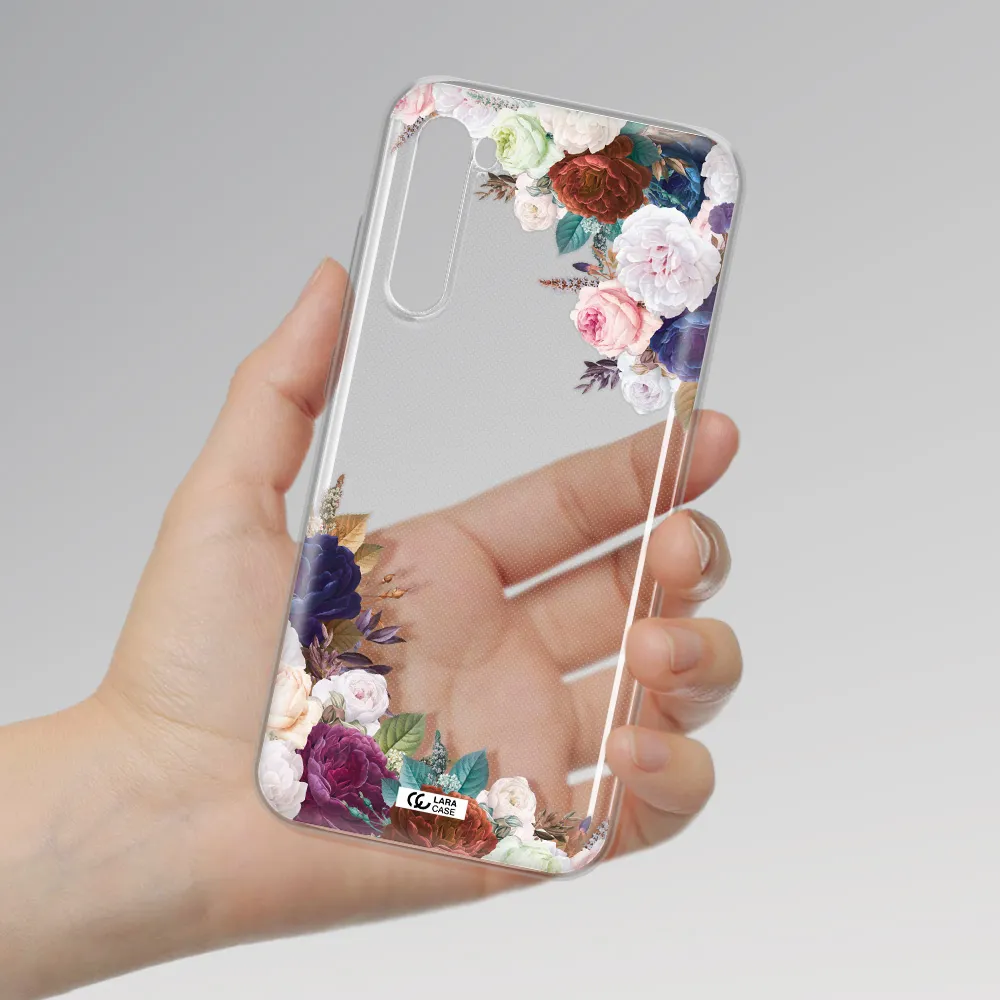 A Corner Of Flowers With Leaves Xiaomi Redmi Note 8T Clear Tpu Case