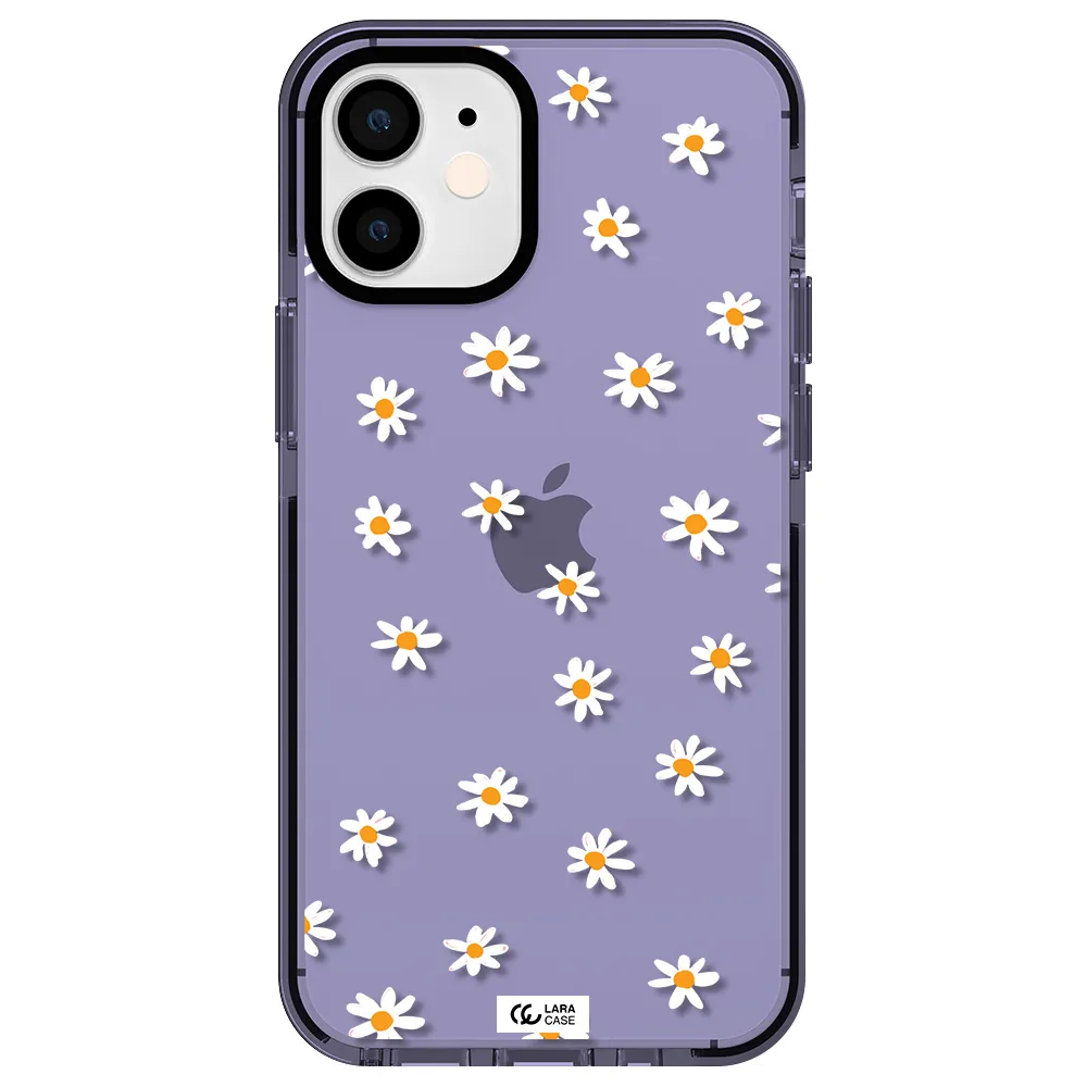 a white background with orange dots Apple iPhone 12 mini impact Lilac Case