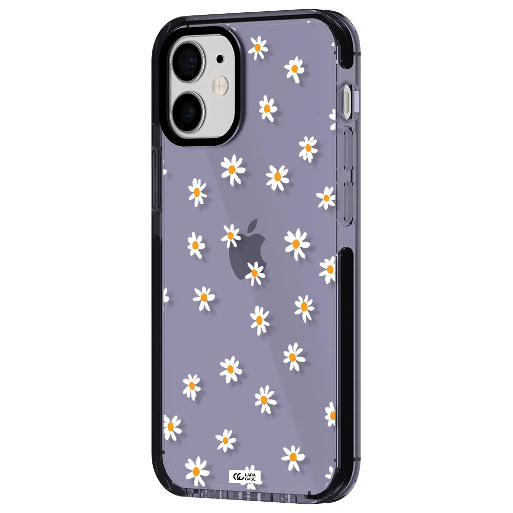 a white background with orange dots Apple iPhone 12 mini impact Lilac Case