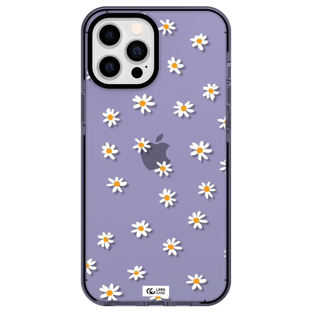 a white background with orange dots Apple iPhone 12 pro max impact Lilac Case