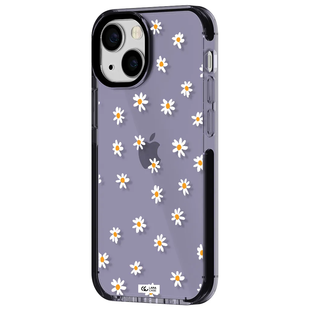 a white background with orange dots Apple iPhone 13 mini impact Lilac Case