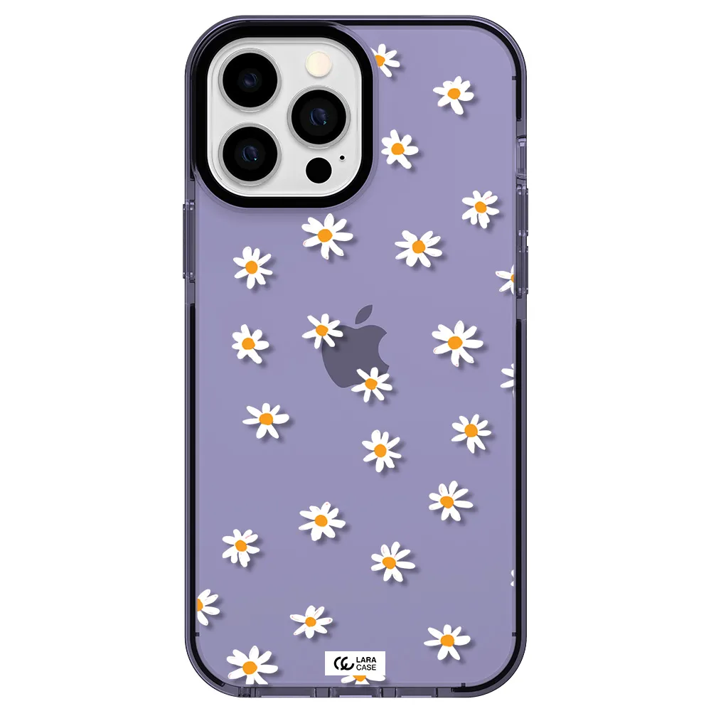 a white background with orange dots Apple iPhone 13 Pro Max impact Lilac Case