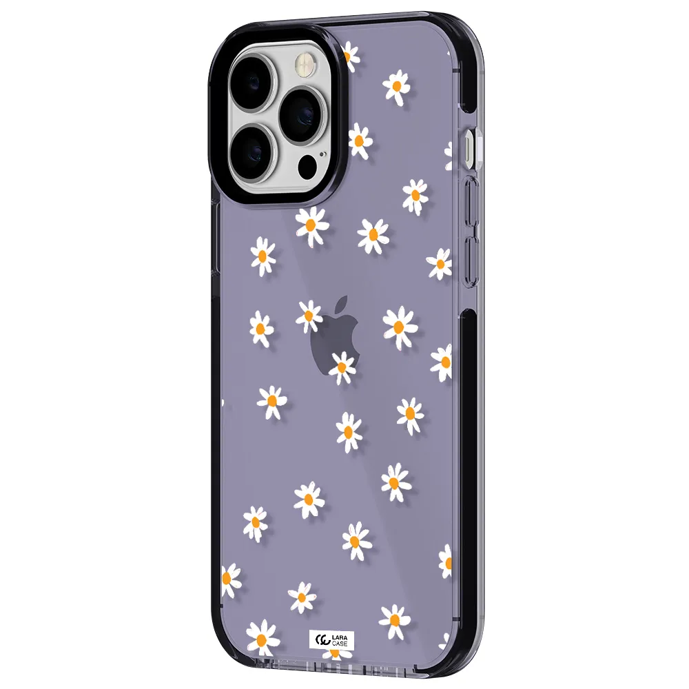 a white background with orange dots Apple iPhone 13 Pro Max impact Lilac Case