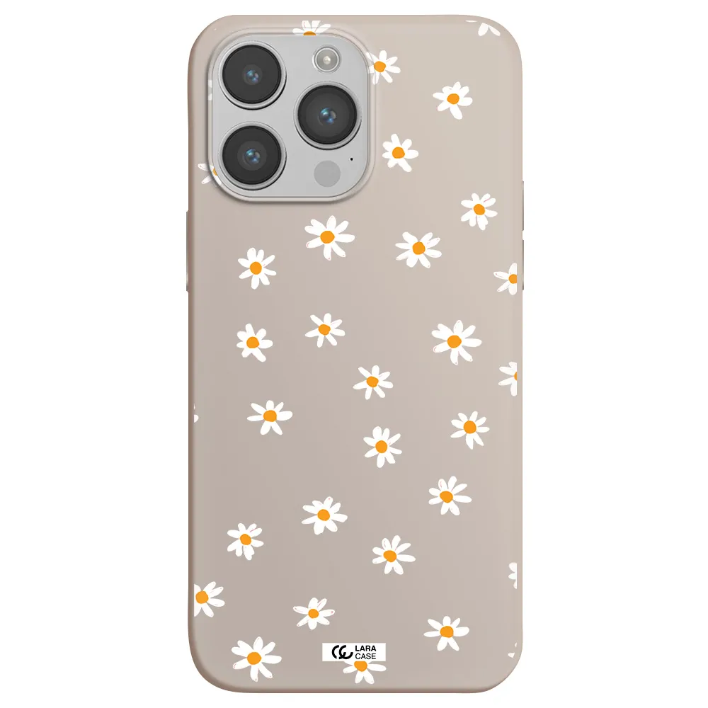 a white background with orange dots Apple iPhone 14 pro Silicone Stone Case