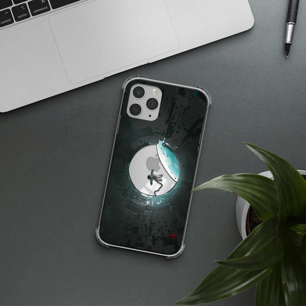 a astronaut in a space station Apple iPhone 11 pro max Clear PC Case