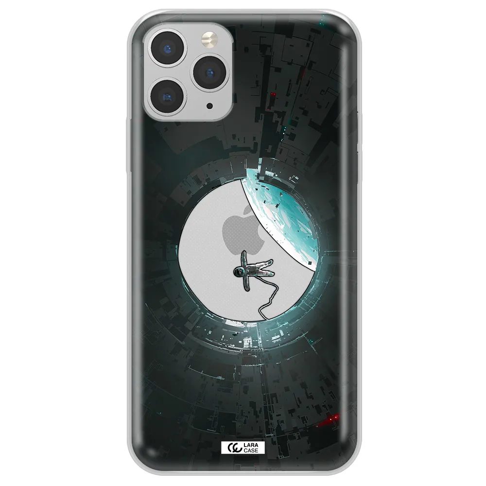a astronaut in a space station Apple iPhone 11 pro max Clear TPU Case