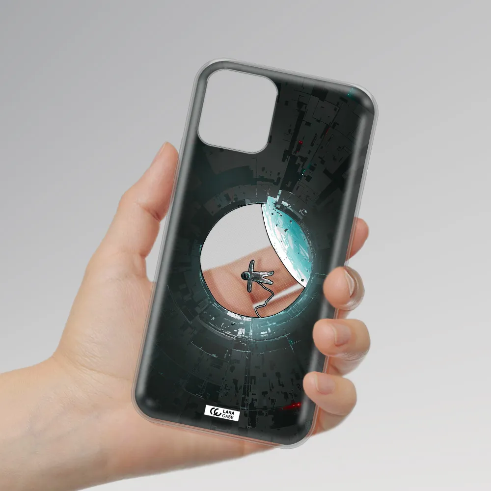 a astronaut in a space station Apple iPhone 11 pro max Clear TPU Case
