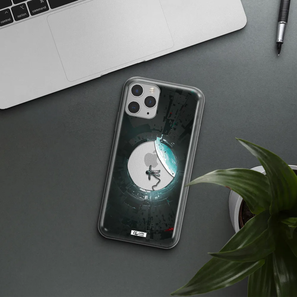 a astronaut in a space station Apple iPhone 11 pro max Clear TPU Case