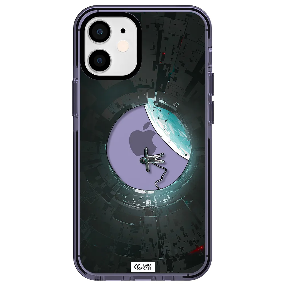 a astronaut in a space station Apple iPhone 12 mini impact Lilac Case