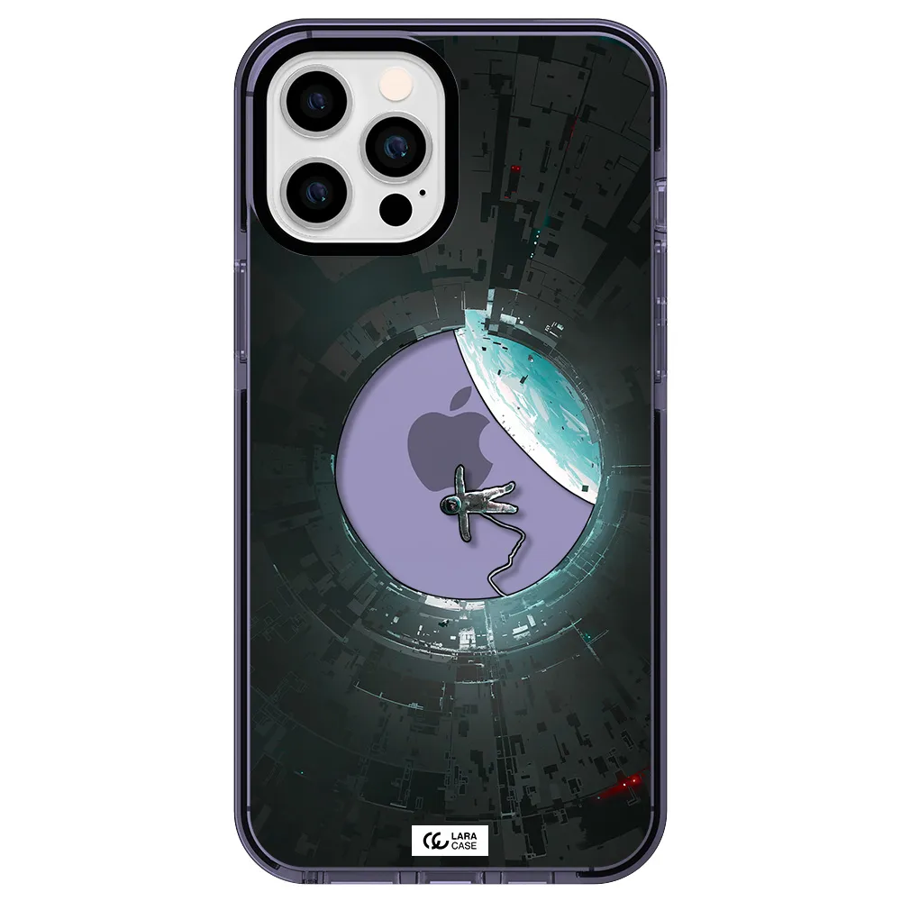 a astronaut in a space station Apple iPhone 12 pro max impact Lilac Case