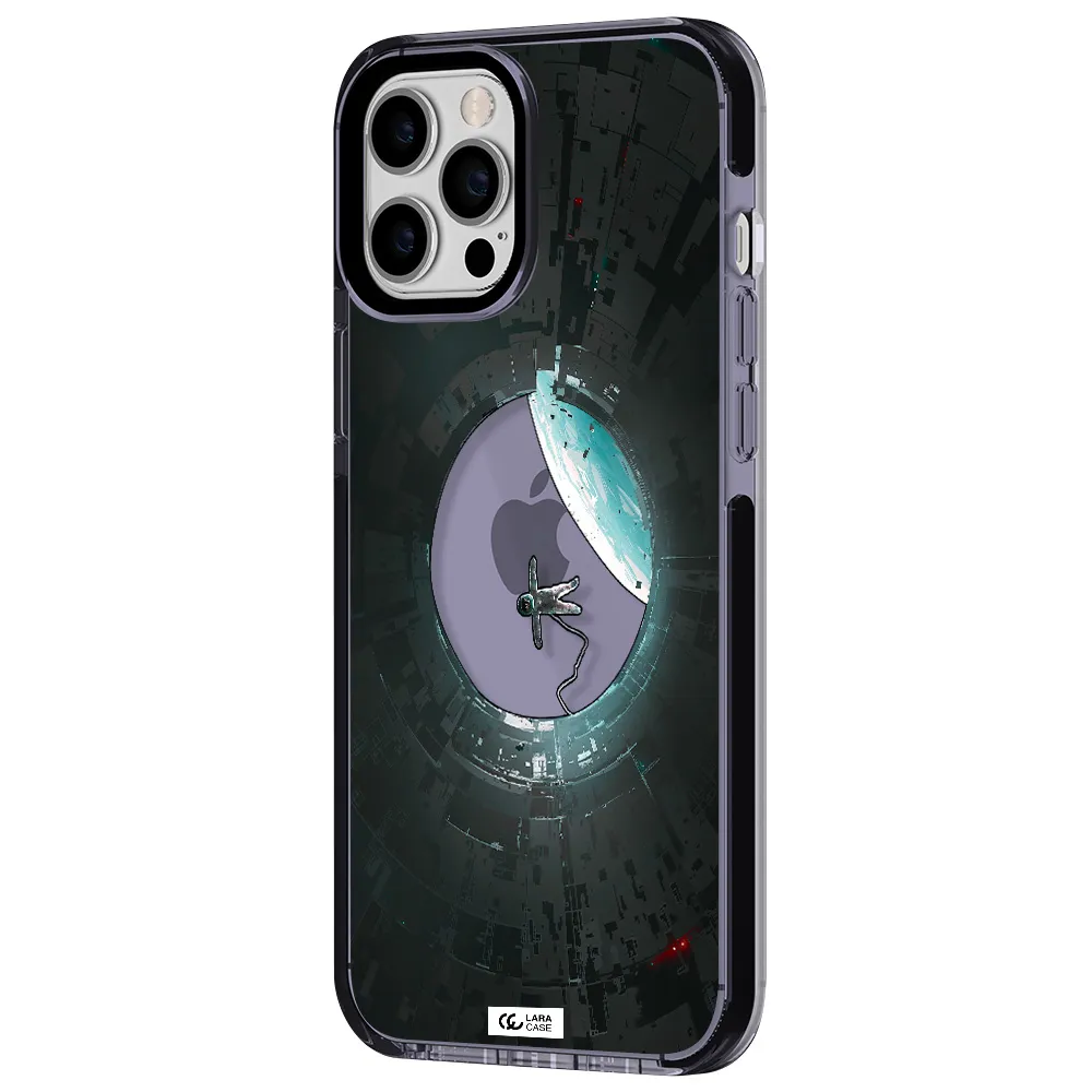 a astronaut in a space station Apple iPhone 12 pro max impact Lilac Case