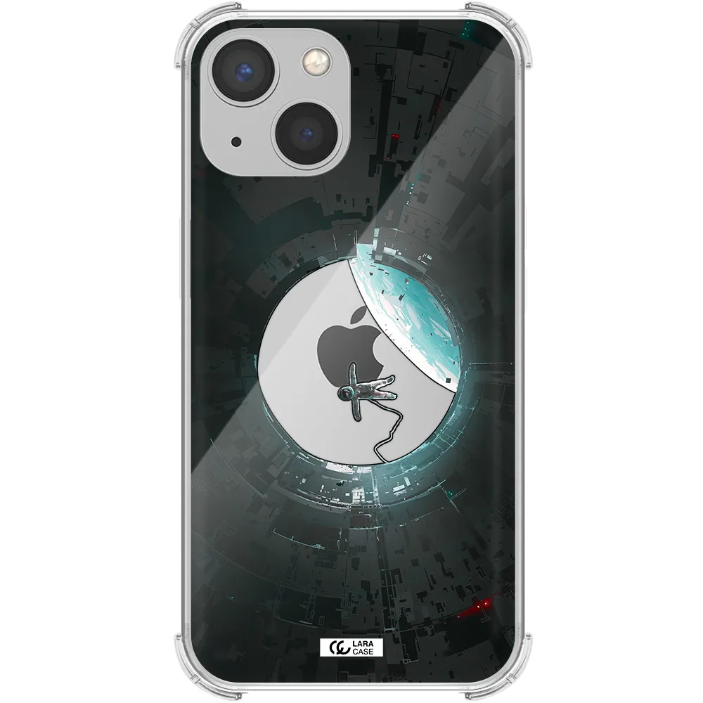 a astronaut in a space station Apple iPhone 13 mini Clear PC Case