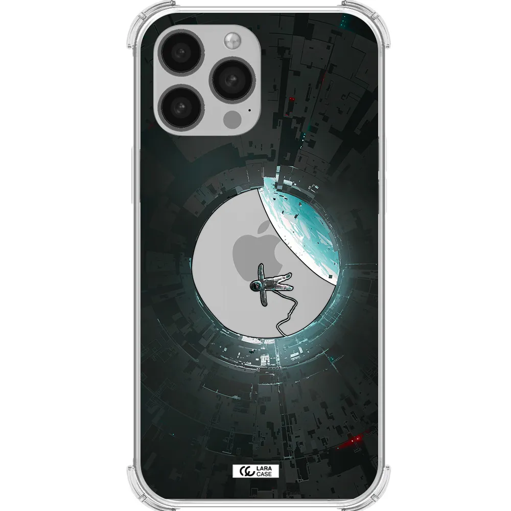 a astronaut in a space station Apple iPhone 13 Pro Clear PC Case