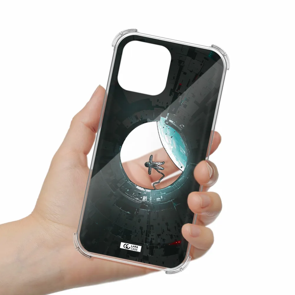 a astronaut in a space station Apple iPhone 13 Pro Max Clear PC Case