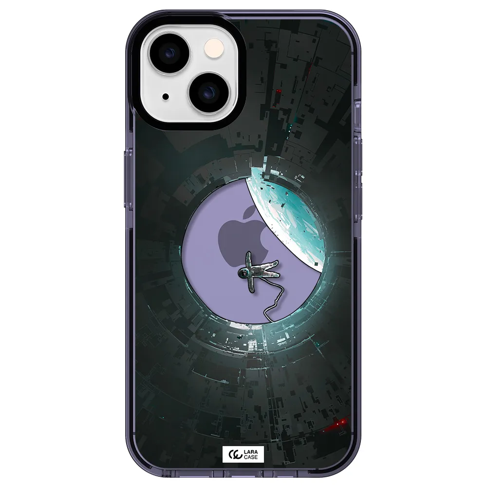 a astronaut in a space station Apple iPhone 14 impact Lilac Case
