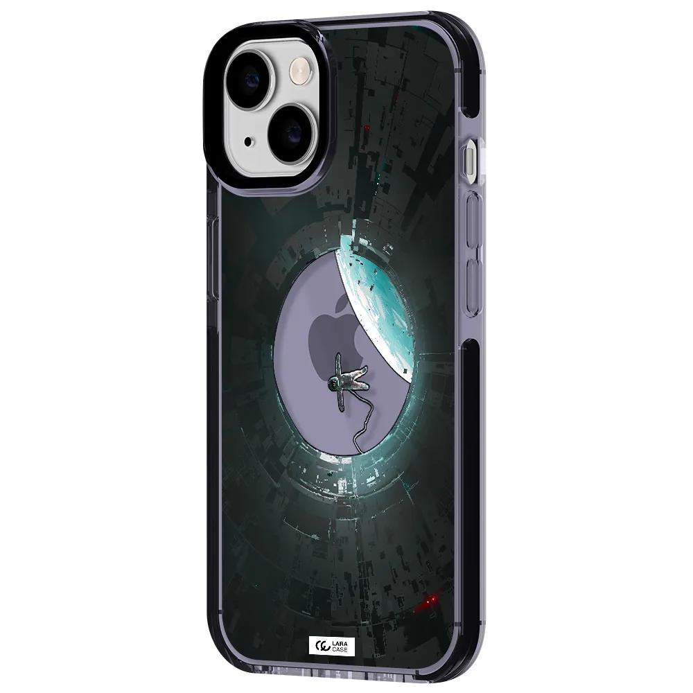 a astronaut in a space station Apple iPhone 14 impact Lilac Case