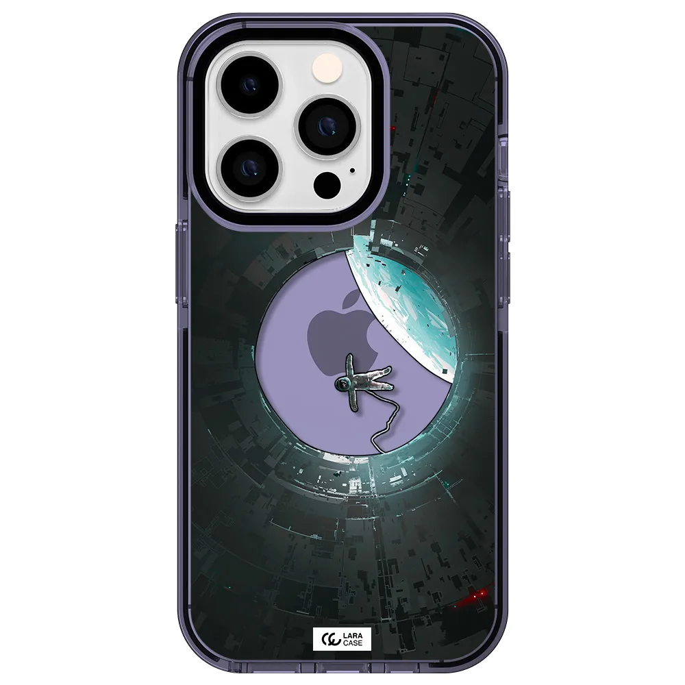 a astronaut in a space station Apple iPhone 14 pro impact Lilac Case