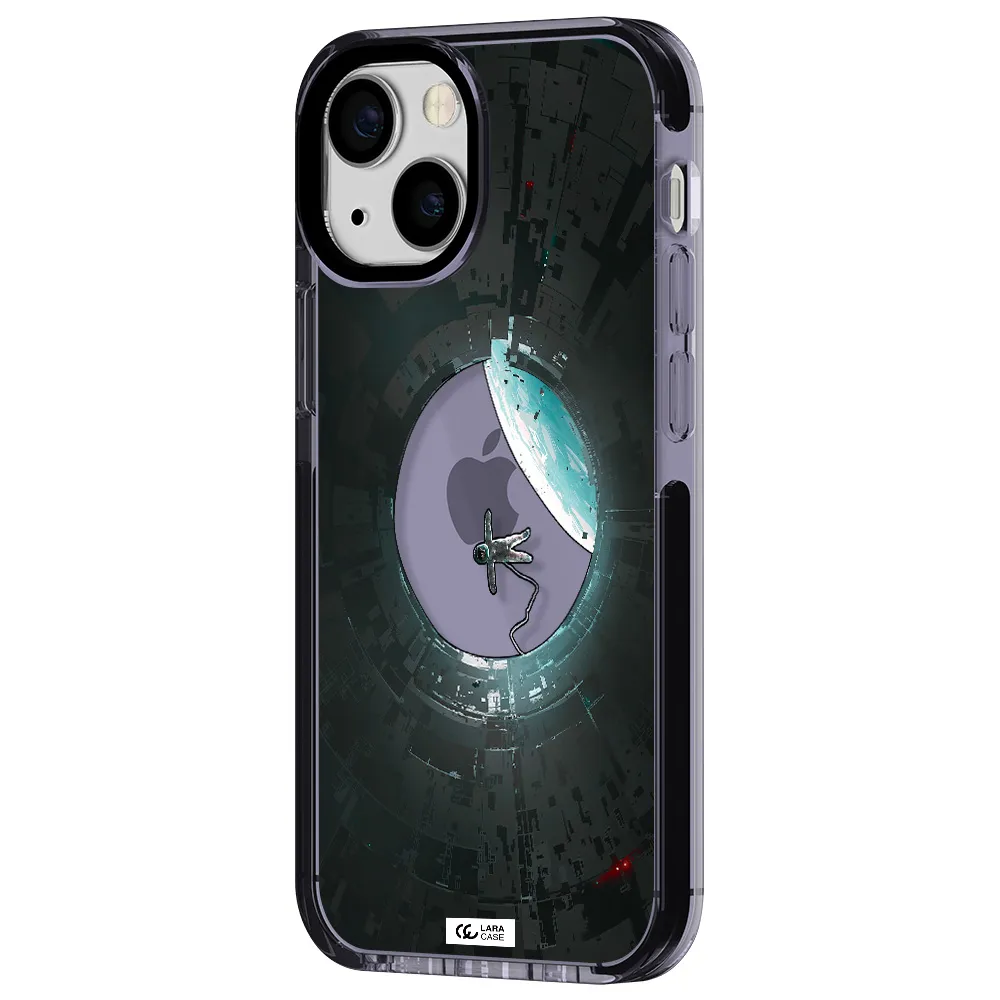 a astronaut in a space station Apple iPhone 15 impact Lilac Case