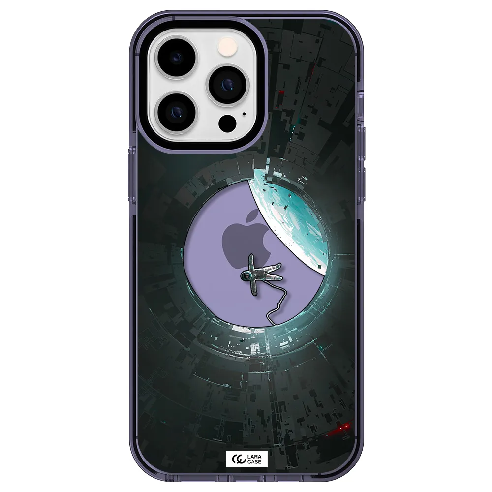 a astronaut in a space station Apple iPhone 15 Pro impact Lilac Case