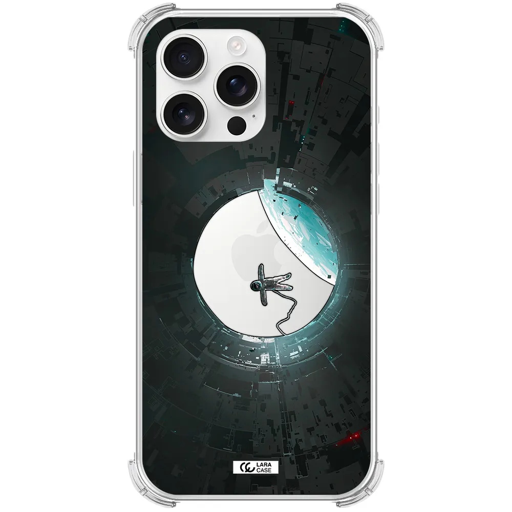 A Astronaut In A Space Station Apple Iphone 16 Pro Max Clear Pc Case