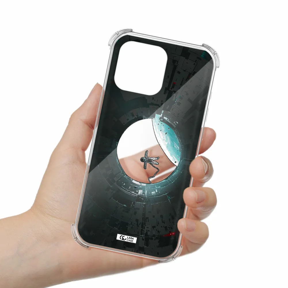 A Astronaut In A Space Station Apple Iphone 16 Pro Max Clear Pc Case