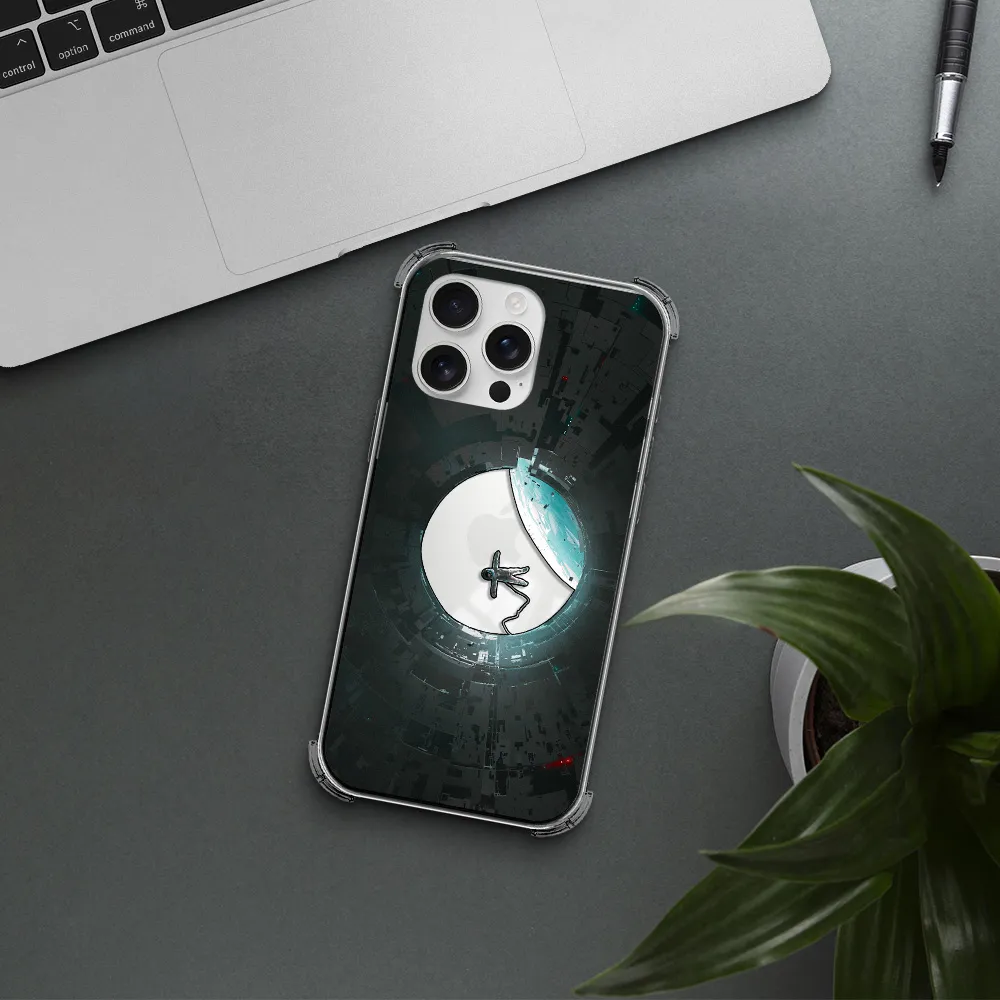 A Astronaut In A Space Station Apple Iphone 16 Pro Max Clear Pc Case