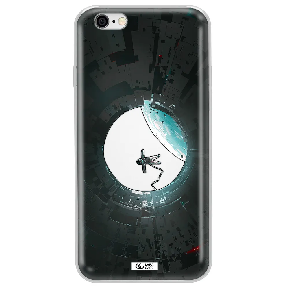 a astronaut in a space station Apple iPhone 6 Clear TPU Case