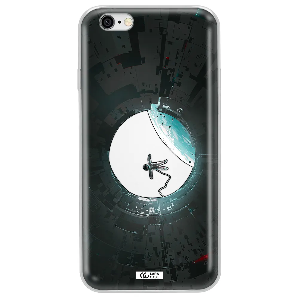 a astronaut in a space station Apple iPhone 6 plus Clear TPU Case