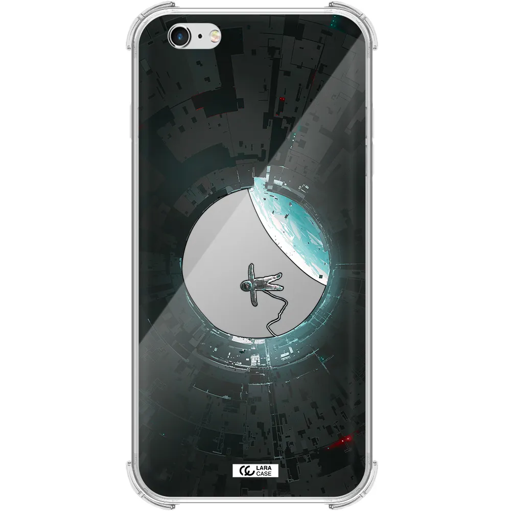 a astronaut in a space station Apple iPhone 6S Clear PC Case