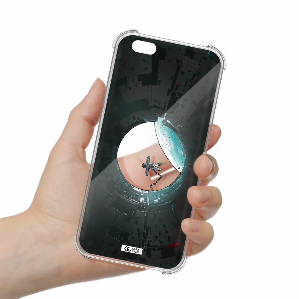 a astronaut in a space station Apple iPhone 6S Clear PC Case