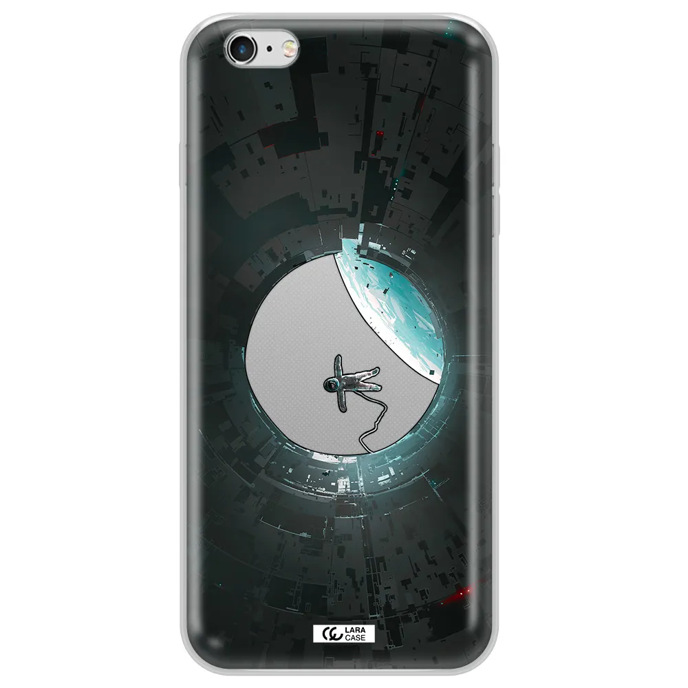 a astronaut in a space station Apple iPhone 6S Clear TPU Case
