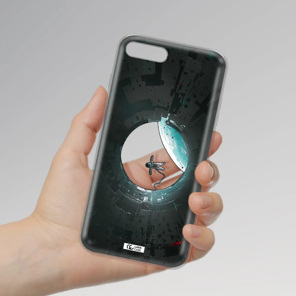 a astronaut in a space station Apple iPhone 7 plus Clear TPU Case