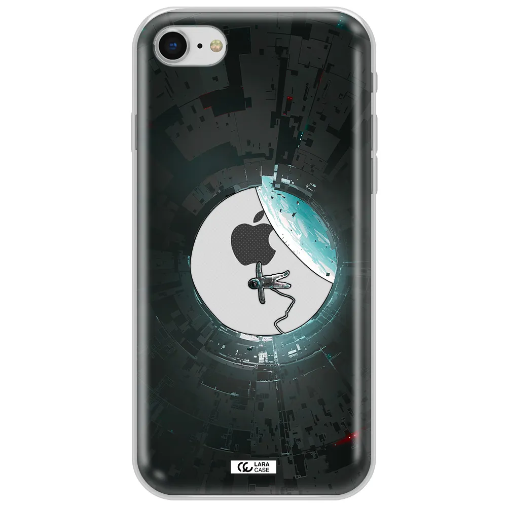 A Astronaut In A Space Station Apple Iphone Se 2020 Clear Tpu Case