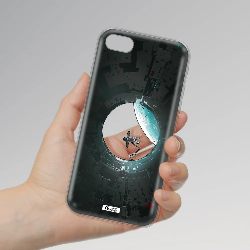 A Astronaut In A Space Station Apple Iphone Se 2020 Clear Tpu Case