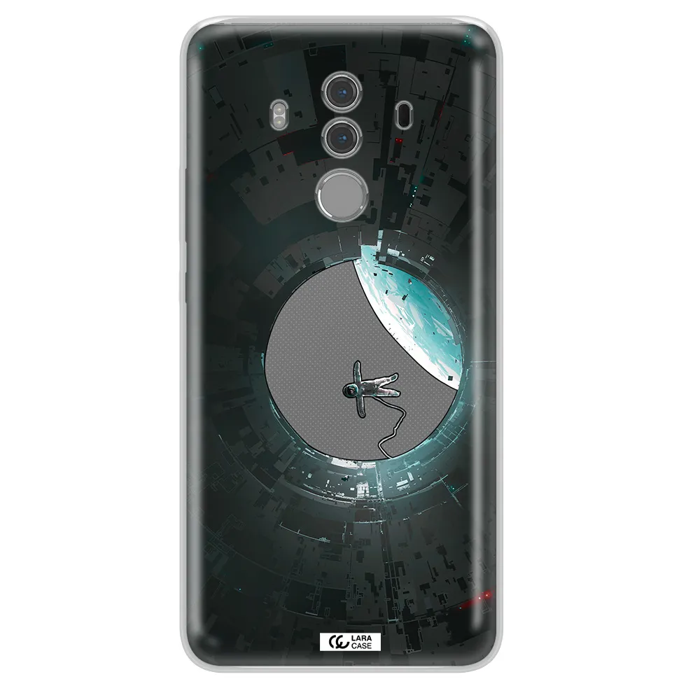 a astronaut in a space station Huawei Mate 10 Pro Clear TPU Case