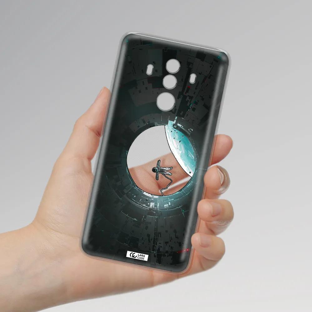 a astronaut in a space station Huawei Mate 10 Pro Clear TPU Case