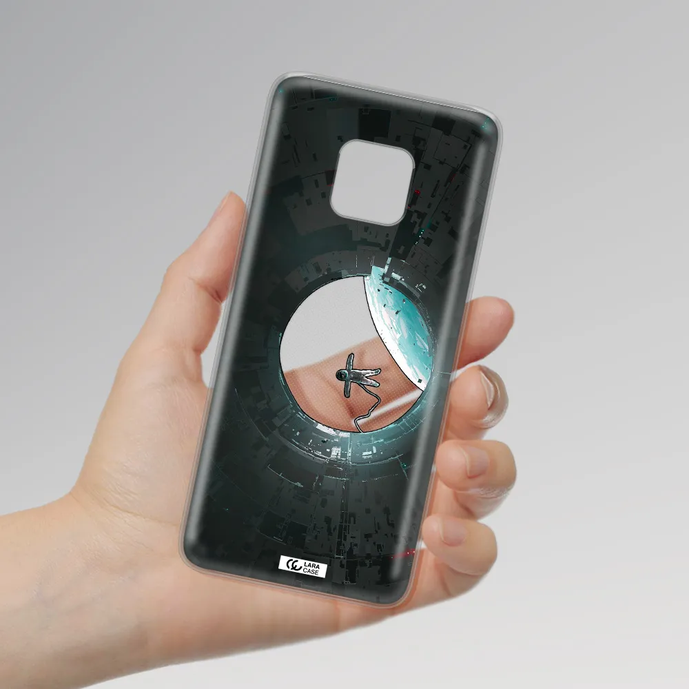 a astronaut in a space station Huawei Mate 20 Pro Clear TPU Case