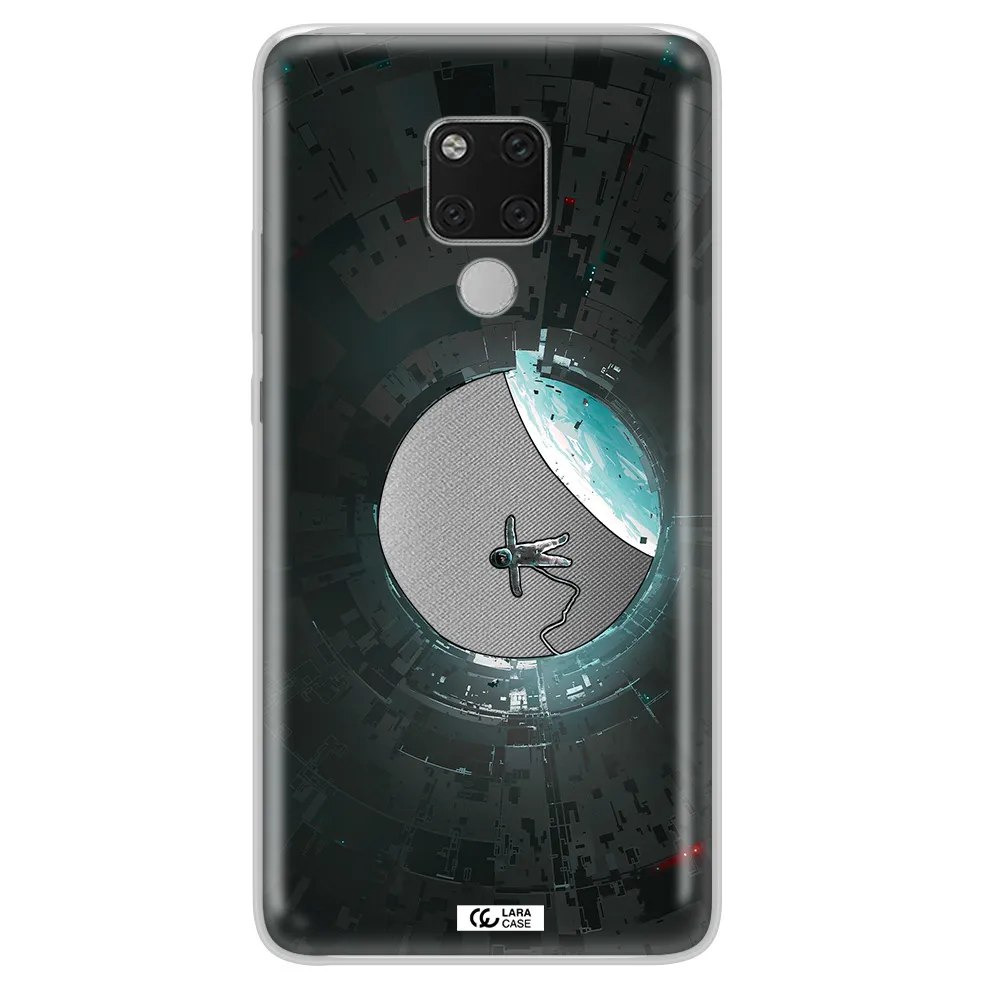 a astronaut in a space station Huawei Mate 20X Clear TPU Case