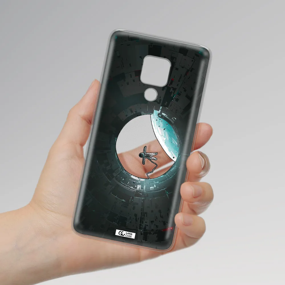 a astronaut in a space station Huawei Mate 20X Clear TPU Case