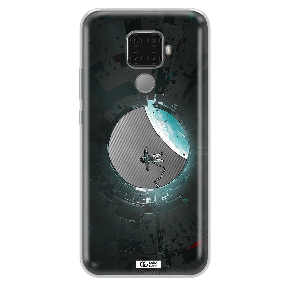 a astronaut in a space station Huawei Mate 30 Lite Clear TPU Case
