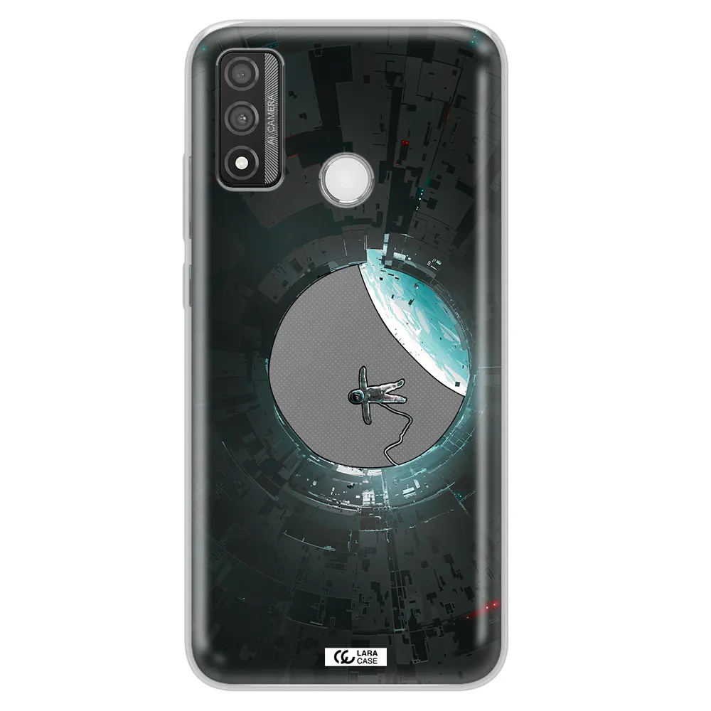 a astronaut in a space station Huawei P Smart 2020 Clear TPU Case
