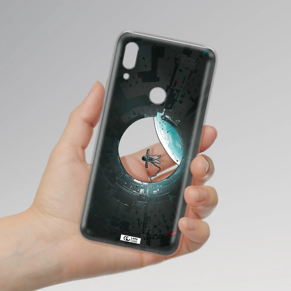 a astronaut in a space station Huawei P Smart Z Clear TPU Case
